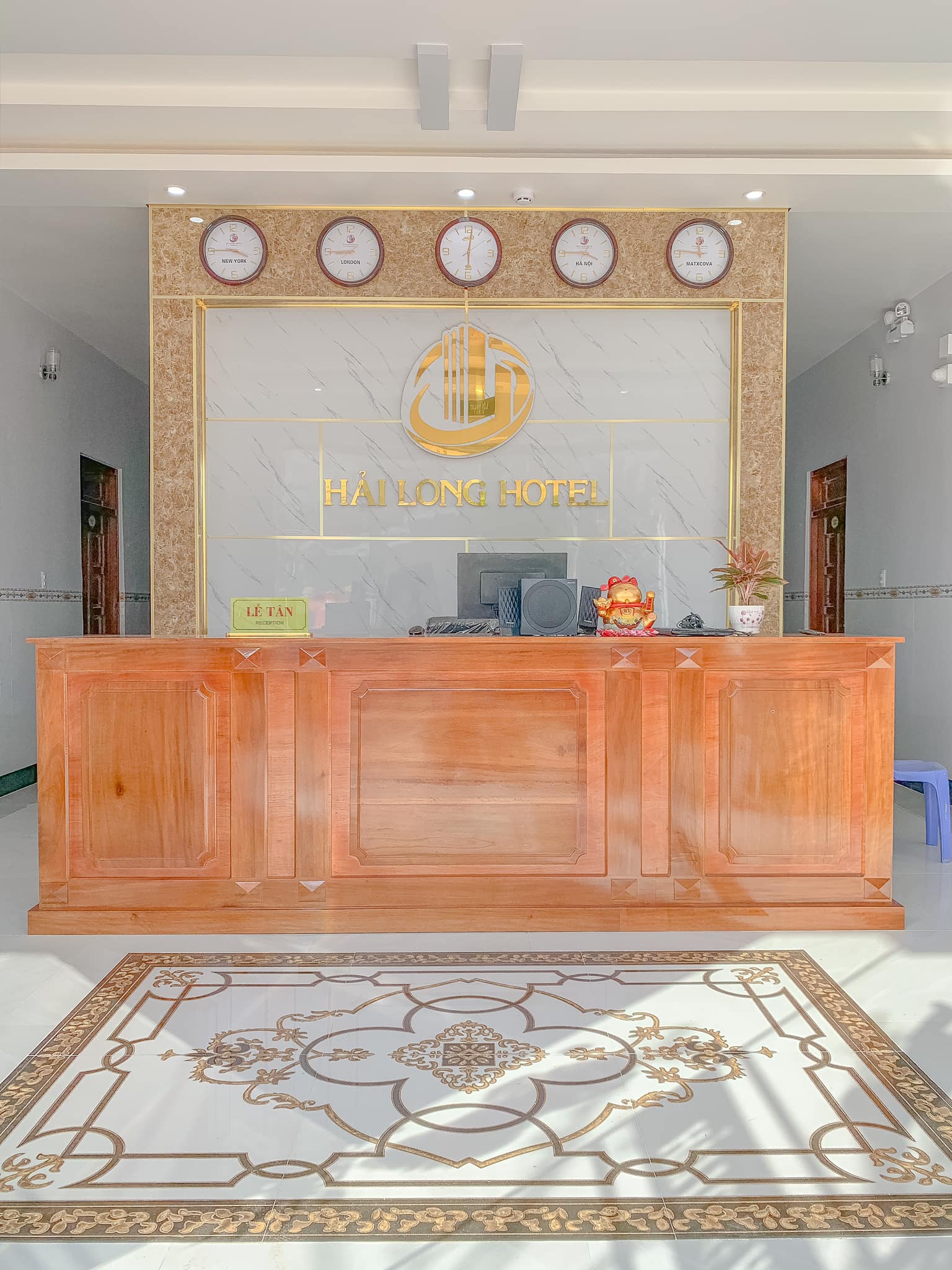 Khu vực Lễ tân khách sạn Hải Long Phú Quý